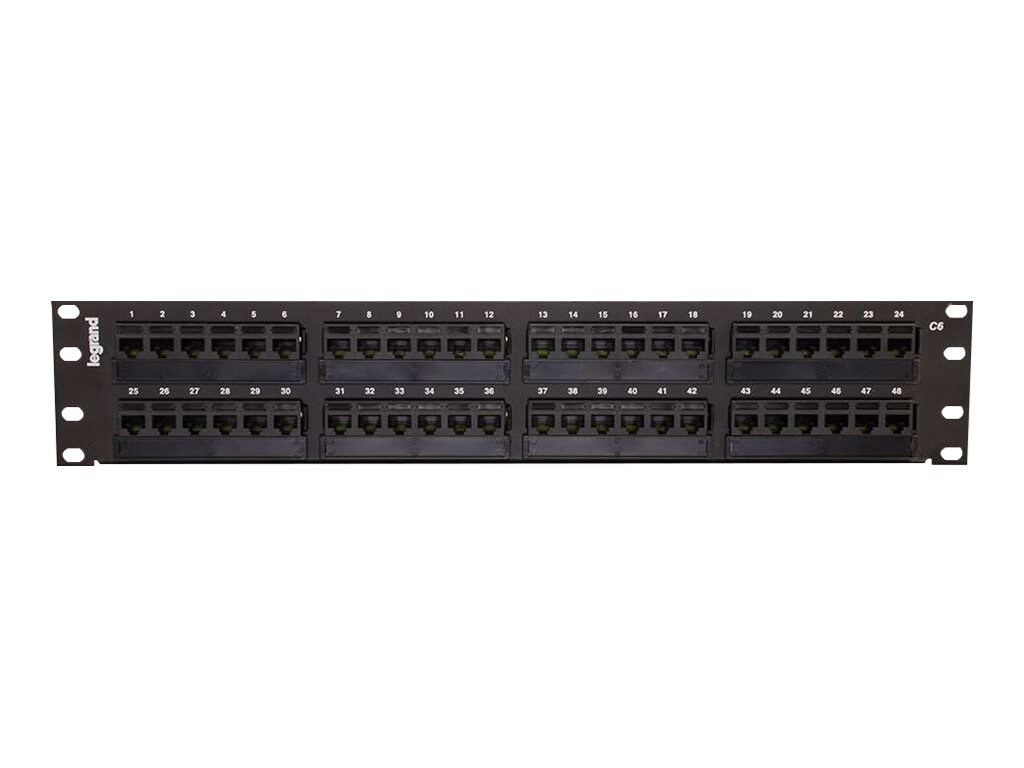 C2G 37200 48-Port Cat6 110-Type Patch Panel